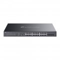 TP-LINK SG3428XMPP Omada 24-Port Gigabit and 4-Port 10GE SFP+ L2+ Managed Switch with 16-Port PoE+ & 8-Port PoE++